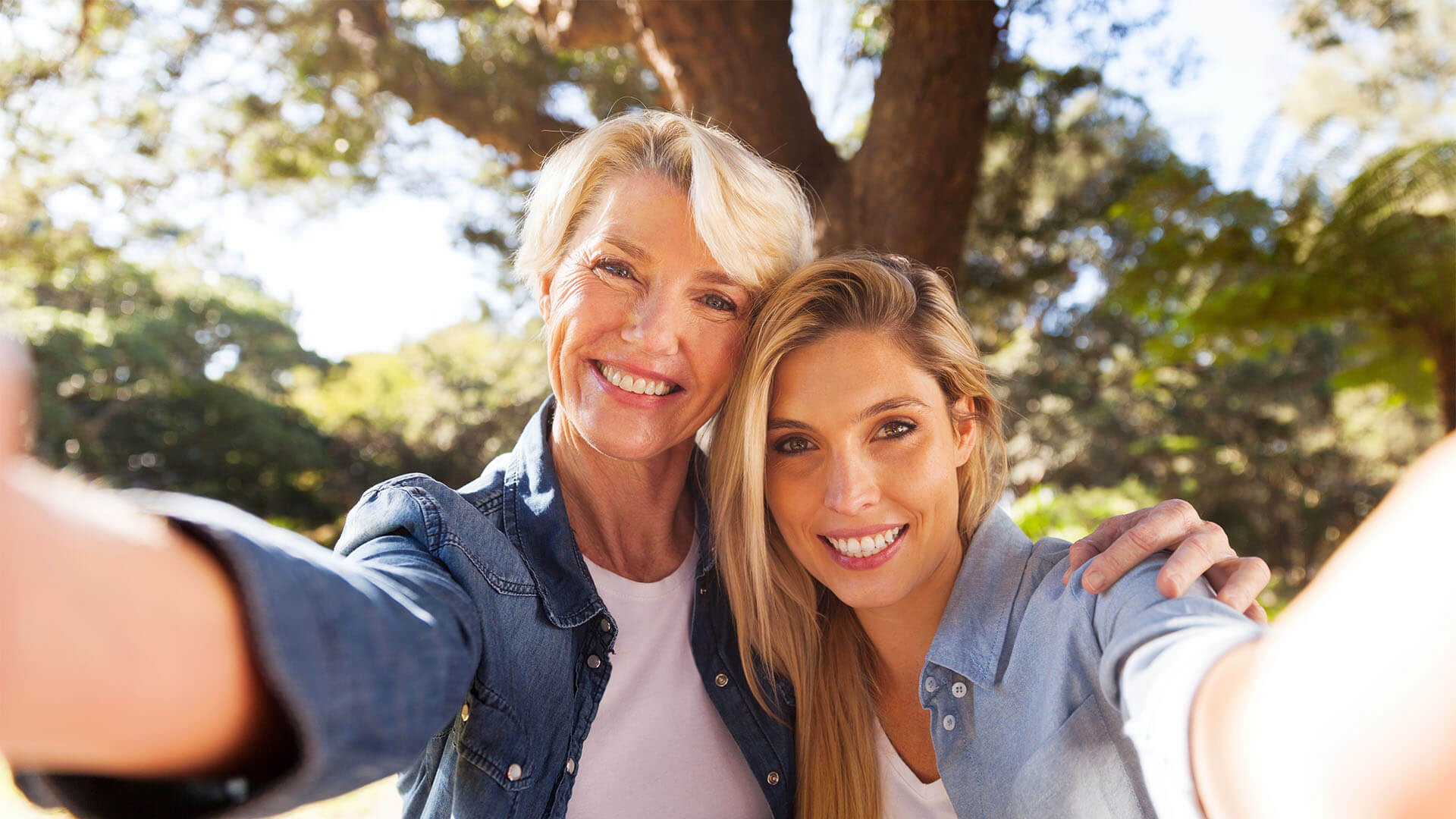 mother and daughter dental implant patients